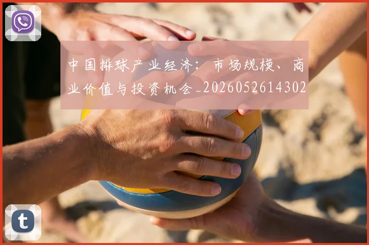 中国排球产业经济：市场规模、商业价值与投资机会_20260526143026